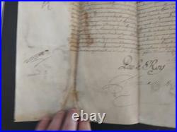 1749 Brevet signé LOUIS parchemin maire Montesquieu-Lauragais (31)