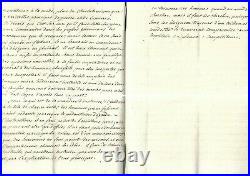 1770. Militaria. Mémoire manuscrit. Alexandrede Courteville. Comte d' Hodicq. RR