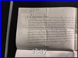 1777 brevet d'aumônier signé Louisde la citadelle de Besançon (25, DOUBS)