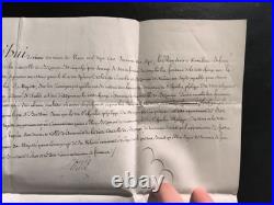 1777 brevet d'aumônier signé Louisde la citadelle de Besançon (25, DOUBS)