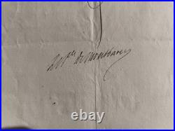 1779 Nomination signée Louis, canonniers-garde-côtes de La Ciotat (13)