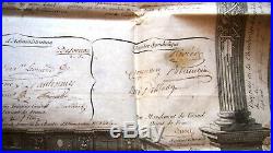 1789 GRAND ORIENT DE FRANCE Constitution loge de Castor et Pollux à St HYPOLITE
