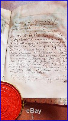 1791 BEAU DIPLOME D'ANOBLISSEMENT ACCORDE PAR LEOPOLD II Empereur D'AUTRICHE