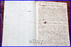 1802 ST DOMINGUE récit manuscrit 4 mois de combats contre TOUSSAINT LOUVERTURE