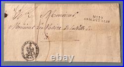 1808 ARMEE D'ITALIE s/ Lettre de l'Econome de l'Hopital de ROME / SUP RR
