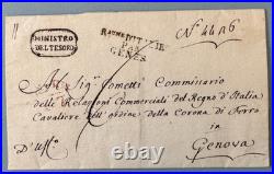 1808 SUP RR Lettre de MILAN (Royaume d'Italie) MINISTRO DEL TRESORIO