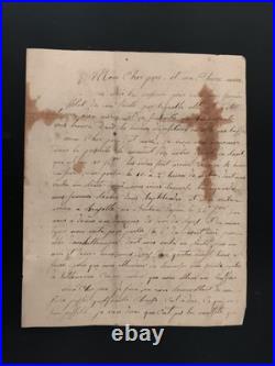 1812 lettre d'un grognard évoquant la marche de la campagne de Russie