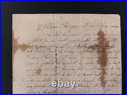 1812 lettre d'un grognard évoquant la marche de la campagne de Russie