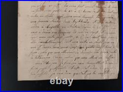 1812 lettre d'un grognard évoquant la marche de la campagne de Russie