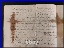 1812 lettre d'un grognard évoquant la marche de la campagne de Russie