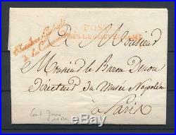 1815 Lettre pendant les CENTS JOURS avec rare marque Signé Montalivet. P4256