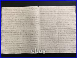 1835, longue lettre d'un pasteur de Troyes, récit de son mariage, Protestantisme