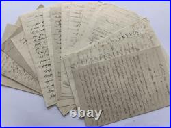 1842-1854, lot de correspondance écrite par Mgr Sibour, évêque de Tripoli