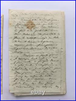 1842-1854, lot de correspondance écrite par Mgr Sibour, évêque de Tripoli