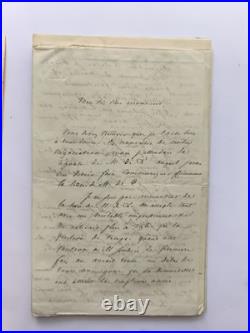 1842-1854, lot de correspondance écrite par Mgr Sibour, évêque de Tripoli