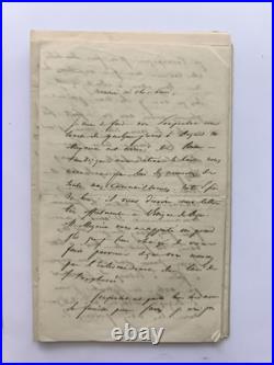 1842-1854, lot de correspondance écrite par Mgr Sibour, évêque de Tripoli