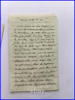 1842-1854, lot de correspondance écrite par Mgr Sibour, évêque de Tripoli