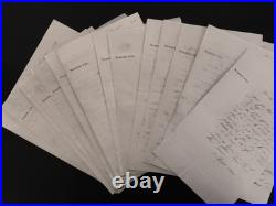1850 à 1854 Lot de correspondance du l'archevêque d'Aix Monseigneur Darcimoles