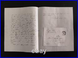 1850 à 1854 Lot de correspondance du l'archevêque d'Aix Monseigneur Darcimoles