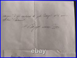 1850 à 1854 Lot de correspondance du l'archevêque d'Aix Monseigneur Darcimoles