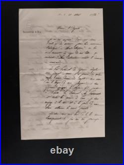 1850 à 1854 Lot de correspondance du l'archevêque d'Aix Monseigneur Darcimoles