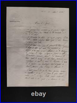 1850 à 1854 Lot de correspondance du l'archevêque d'Aix Monseigneur Darcimoles