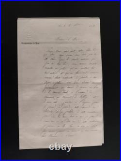 1850 à 1854 Lot de correspondance du l'archevêque d'Aix Monseigneur Darcimoles