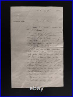 1850 à 1854 Lot de correspondance du l'archevêque d'Aix Monseigneur Darcimoles