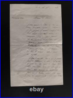 1850 à 1854 Lot de correspondance du l'archevêque d'Aix Monseigneur Darcimoles