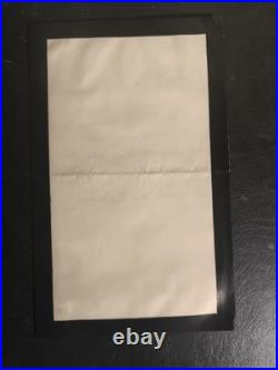 1885 lettre autographe de la reine Isabelle d'Espagne suite au décès du roi