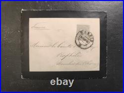 1885 lettre autographe de la reine Isabelle d'Espagne suite au décès du roi