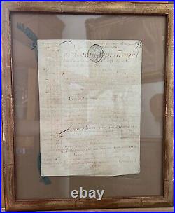 18eme Ancien document notarié de 1771 abbesse du prieuré Saint louis de Poissy