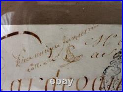 18eme Ancien document notarié de 1771 abbesse du prieuré Saint louis de Poissy