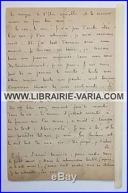 1906 Remy de Gourmont La plus belle lettre d'amour Georgette Avril LAS autograph