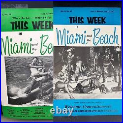 1962 Honeymoon Sahara Miami Créacollage Album Deauville Hôtel Menus Matchbooks