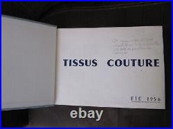 2 catalogues Tissus couture 1956 Dralux coupons Mode Art Sartorial