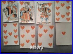 32 Cartes à jouer anciennes Portrait de Lyon XVIII ème