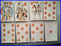 32 Cartes à jouer anciennes Portrait de Lyon XVIII ème