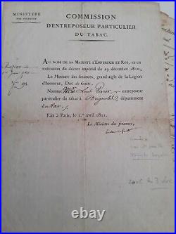 3 Docs 1810/comission sur le TABAC/duc de GAETE