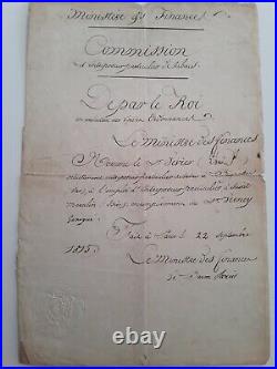 3 Docs 1810/comission sur le TABAC/duc de GAETE