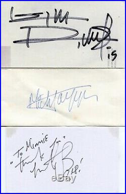 4 Autograph ORIGINAL Signed THE ROLLING STONES LP 33T + 3 Signatures sur papier