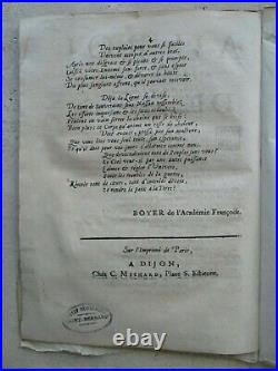 4 DOCS JOURNAL DU SIEGE DE MONS + Vers au Roi sur la prise de MONS, 1691