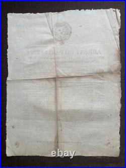 4 Documents 18ème Siège Louis XV. Vers 1750 Cour Parlement Document Originaux
