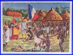 6 Anciennes Cartes Scolaires Recto Verso Collection ROSSIGNOL (56cmx76cm)