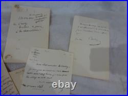 7 courriers de Barthe Felix à Decrusy, 1832, nomination légion d'honneur, à divers