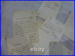 7 courriers de Barthe Felix à Decrusy, 1832, nomination légion d'honneur, à divers