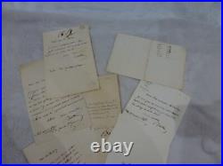 7 courriers de Barthe Felix à Decrusy, 1832, nomination légion d'honneur, à divers