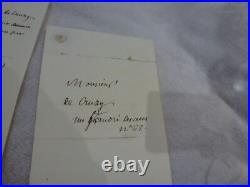 7 courriers de Barthe Felix à Decrusy, 1832, nomination légion d'honneur, à divers