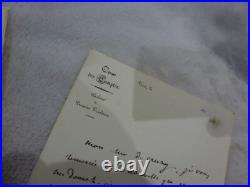 7 courriers de Barthe Felix à Decrusy, 1832, nomination légion d'honneur, à divers