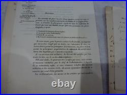 7 courriers de Barthe Felix à Decrusy, 1832, nomination légion d'honneur, à divers
